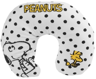 United Labels® Dekokissen Peanuts - Reisekissen Nackenhörnchen Snoopy & Woodstock