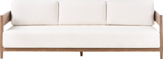 Gartensofa 3-Sitzer SAMPIERI Metall Braun