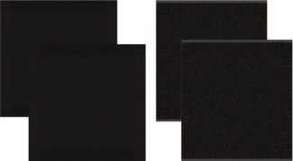 DDDDD Geschirrtuch Cisis, (Set, 4-tlg), Combiset: 2 Küchentücher & 2 Geschirrtücher