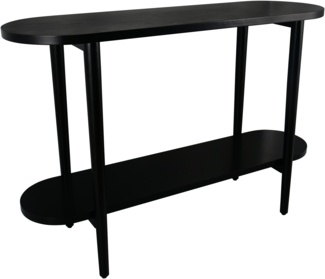 MIRRORS AND MORE 'Acta' Konsolentisch Holz, schwarz, 110x75x35 cm