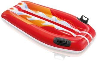 Intex Luftmatratze Bodyboard - Joy Rider (112x62 cm), mit zwei stabilen Haltegriffen