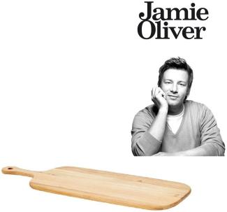 Jamie Oliver Antipasti-Brett aus Akazienholz, ca. 52 x 20 cm (incl. Griff)