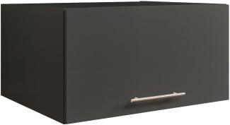 Aufsatzschrank >LAUNDREEZY< in anthrazit, Holzwerkstoff - 67,5x38x67,5cm (BxHxT)