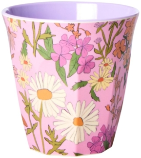 RICE A/S Becher Rice Becher Melaminbecher aus 100% Melamin Daisy Dearest medium