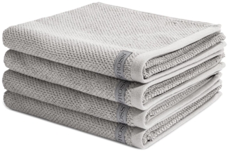 Ross Selection 4 tlg. Frottier-Set - 4 X Handtuch (50 X 100cm) - 540 g/m2 - Kiesel