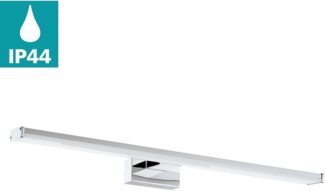 Eglo 96065 Spiegelleuchte Pandella 1 IP44 Stahl chrom silber, Kunststoff weiß 11W L:60cm H:4cm