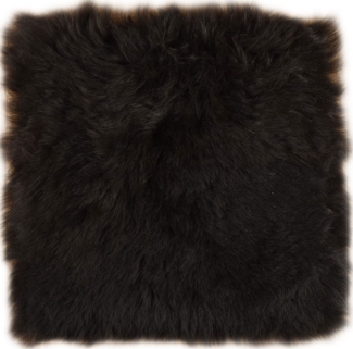 KUHFELL online & NOMAD Stuhlkissen Lammfell Pad Sitzauflage Stuhlkissen aus echtem Schaffell 35 x 35 cm