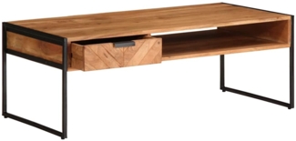 vidaXL Couchtisch 110x55x40 cm Massivholz Akazie 373616