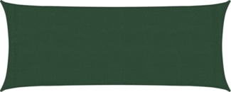 vidaXL Sonnensegel 160 g/m² Dunkelgrün 2x5 m HDPE 311451