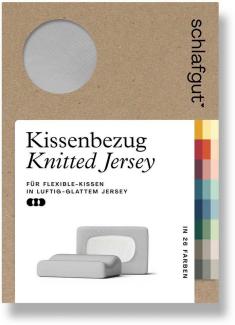 Schlafgut Kissenbezug Pure flexibler Kissenbezug für Nackenstützkissen, (1 Stück), Bio-Baumwolle mit Elasthan, mit Gummizug, bügelfrei