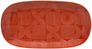 Maxwell & Williams DR0457 Platte 33 x 18 cm ARC eckig, Terracotta, Premium-Keramik, in Geschenkbox