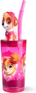 Paw Patrol Girl 3D Trinkbecher: SAN, PE, PVC, 360ml, Sticker