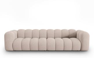 Micadoni Modulares Sofa Lupine 4-Sitzer Chenille Beige