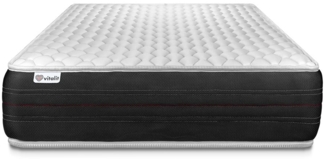 VITALSPRING matratze 70x200 cm, Taschenfedern, Härtegrad 4, Höhe : 24 cm, 3 Komfortzonen