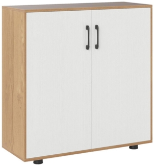 KOMFOTTEU Küchenbuffet Buffetschrank mit 2 Türen, verstellbarem Regal