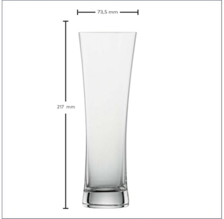 Schott Zwiesel BEER BASIC Weizenbierglas 0,3 l 4er Set