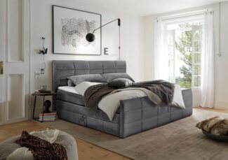 ED EXCITING DESIGN Boxspringbett Bolivia, harte Seite mit Kokosmatte, weiche Seite mit Filzabdeckung