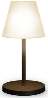 Paco Home Tischleuchte JEN, LED fest integriert, Outdoor LED Akku Retro Balkon Ohne Schalter Aufladbar