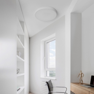 Nova Luce 9001532 HADON LED Deckenleuchte 40cm 3000K Weiss