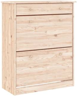 vidaXL Schuhschrank ALTA 77x35x96 cm Massivholz Kiefer 353923