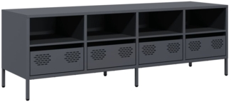 vidaXL TV-Schrank Anthrazit 135x39x43,5 cm Kaltgewalzter Stahl 851330