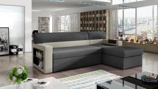 Wohnideebilder Rico Dunkelgrau Ecksofas & Eckcouches R28