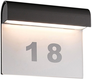 Außenwandleuchte LED Wandleuchte Außen Wandlampe Wandstrahler Anthrazit 1225997