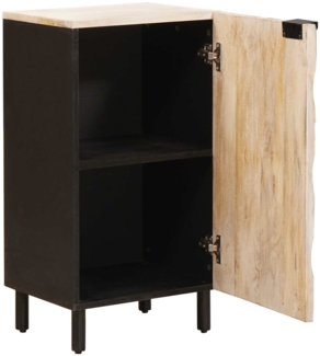 vidaXL Sideboard mit Tür Weiße gewaschene Oberfläche 40 x 33 x 75 cm 4017888