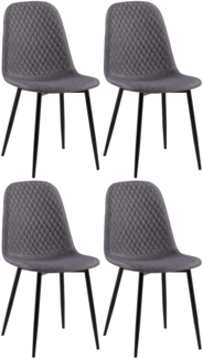 4er Set Stühle Giverny Stoff [320418]