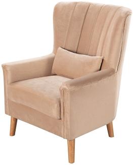 Dekoria Sessel Meriva Velvet beige