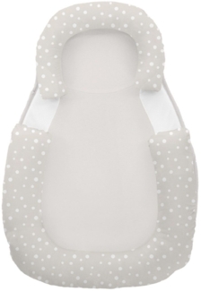 Kikkaboo Baby Lagerungskissen 60 x 40 cm Memory Foam, Baumwolle, rutschfest beige