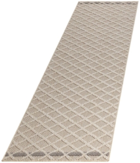 Outdoor Teppich Piero Läufer - 80x250 cm - Beige