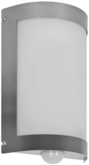 Außenwandleuchte, AQUA MARCO, 1 x E27/75W, mit IR-Sensor Edelstahl ohne Gitter