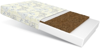 Matratze 90x180 cm Kaltschaum CALM Dino Kokos Klimafaser Polyurethanschaum H3 H4 10 cm
