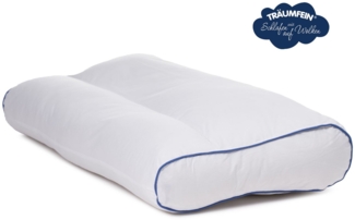 HSC Home-Style-Creation GmbH Nackenkissen mit zwei Kammern, Packung, 1-tlg, 1 Kissen, für eine entspannte Nackenmuskulatur, weich und anschmiegsam
