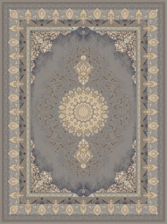 Morgenland Orientalischer Webteppich - Beauty Array - rechteckig - 85x50 - Hellgrau