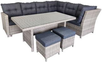 TrendLine Dining Lounge Set Caldera Garten Möbel Sitzgruppe Ecksofa Garnitur