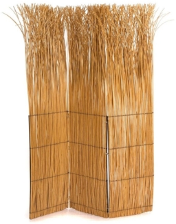 DESIGN DELIGHTS Paravent RAUMTEILER NATURE, honigfarben 160x120 cm (LxB) Weide Paravent Trennwa