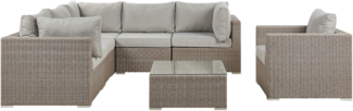 Ecksofa Lounge Set CONTARE Taupe