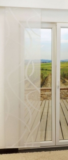 LYSEL® Schiebegardine Coloma, (1 St), transparent, HxB 245x60cm