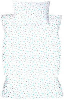 Amilian Bettwäsche Bettbezug 100x135 cm, Kopfkissenbezug 40x60 cm - Kinderbettwäsche, 2 teilig, 100% Baumwolle