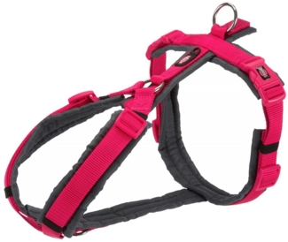 TRIXIE Hunde-Geschirr Premium Trekking Geschirr fuchsia/graphit