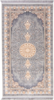 Morgenland Orientalischer Webteppich - Beauty Array - läufer - 200x100 - Hellgrau