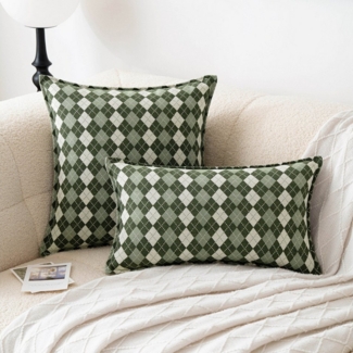 BYSURE Kissenbezug, (2 Stück), Zierkissenbezüge Kissenbezüge 2er Set Geometrisch Muster Boho