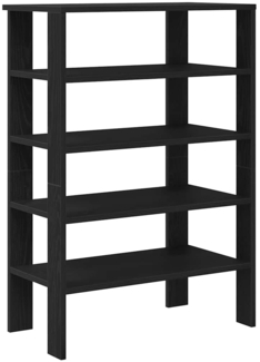 vidaXL Schuhregal Schwarz 61x32x87,5 cm Holzwerkstoff 859852