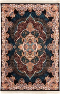 Morgenland Orientteppich - Ayaan - rechteckig - 150x100 - Dunkelblau