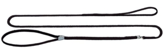 Hunter Tierbedarf Hundeleine Vorführleine mit integriertem Halsband schwarz