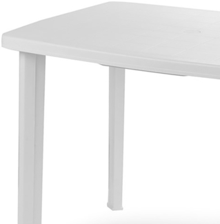 Gartentisch Outdoortisch Terrassentisch Outdoor Tisch Weiß 100x70x72cm