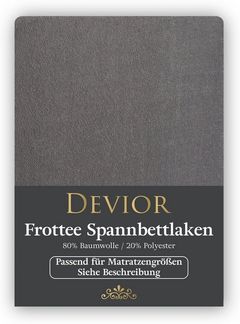 Devior Spannbettlaken Spannbetttuch Bettlaken Winter Weich Warm Leintuch 80% Baumwolle, Frottee, Gummizug: Rundumgummizug, Matratzen Bezug bis 22cm Matratzenhöhe Kuschelig Flauschig