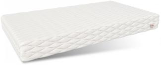 Matratze 100x200 Multipocket Taschenfederkern IVREA MAX 7 Zonen H3 H5 28 cm Kokos Visco Polyurethanschaum Jersey